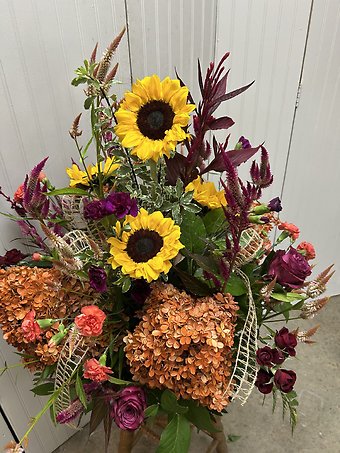 Sunflowers & Hydrangeas Forever