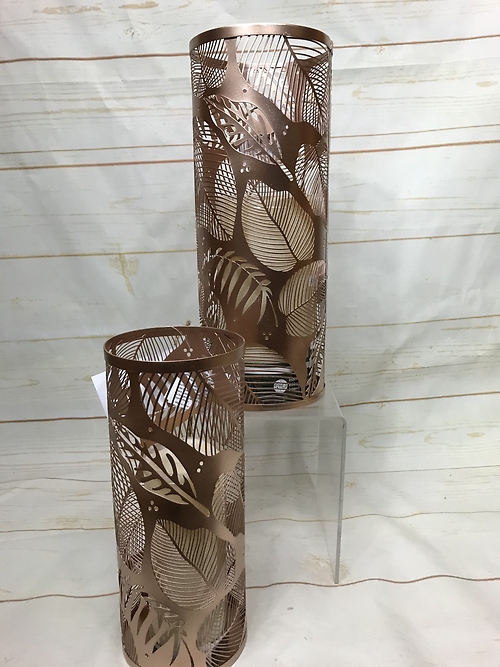 Rose Gold Cylinder Lantern